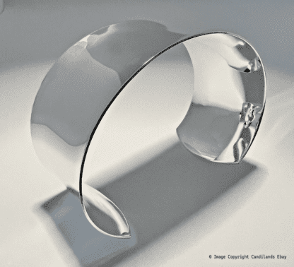 Silver Cuff Bracelet for Women - Elegant 925 Silver Bangle Jewelry - Image 3
