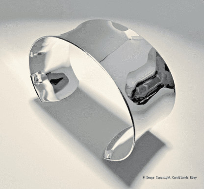 Silver Cuff Bracelet for Women - Elegant 925 Silver Bangle Jewelry - Image 4