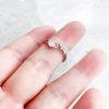 Silver Ring in Opal Arrow Design for Woman, Silver Jewelry to Spoil Yourself - Image 4