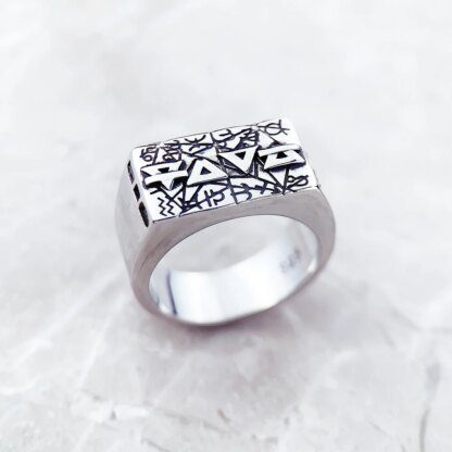Elements of Nature: Sterling Silver Ring for Nature Lovers - Image 3