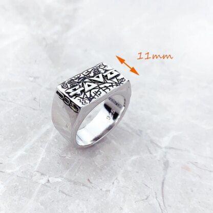 Elements of Nature: Sterling Silver Ring for Nature Lovers - Image 2