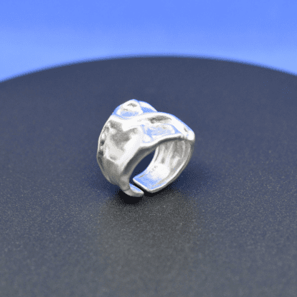 Minimalist 925 Silver Lava Ring: Elevate Your Style - Image 5