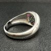 Silver Ring in Flower Gemstone Design for Woman, Treat Yourself - Image 4