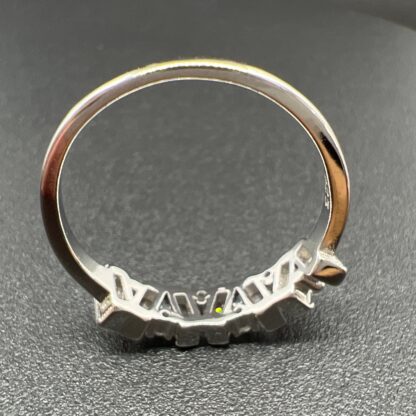Silver Ring in Layered Gemstone Design for Woman, Spoil Yourself - Image 6