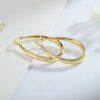 Exquisite 925 Silver Tear Drop Hooped Earrings: Elevate Your Style - Image 2