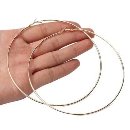 Captivating Circle Hoop Earrings: Elevate Your Style with Timeless Elegance - Image 6