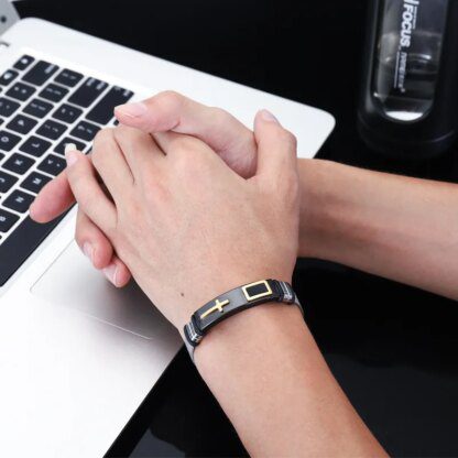 Stainless Steel and Silicone Strap Bracelets: Elevate Your Style - Image 5
