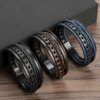 Vintage Leather Rope Braided Bracelet: Multi-Layered Charm for Your Wrist