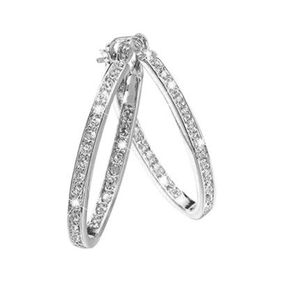 Shimmering Statement: Parisian Hoop Earrings from Fashion Week - Image 2