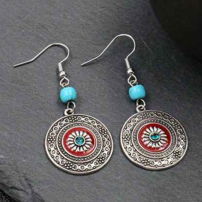Enchanting Vintage Bohemian Drop Dangle Earrings: Embrace the Spirit of Boho