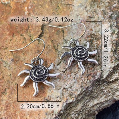Eternal Radiance: Sun-Kissed Earrings for Timeless Elegance - Image 4