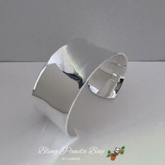 Silver Polished Silver Cuff Bracelet, Stunning Jewelry For Your Collection. Woman’s Bracelet.