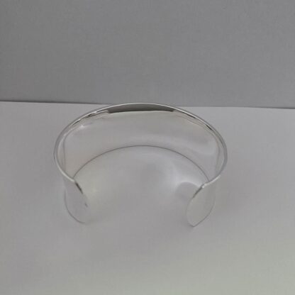 Silver Polished Silver Cuff Bracelet, Stunning Jewelry For Your Collection. Woman’s Bracelet. - Image 4