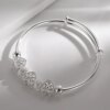 Exquisite 925 Silver Heart Bangles: Adorn Your Wrist with Love