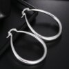 Exquisite 925 Silver Tear Drop Hooped Earrings: Elevate Your Style - Image 5