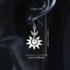 Celestial Embrace: Bohemian Sun and Moon Silver Plated Earrings - Image 4